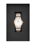 Daniel Wellington Iconic Link Lumine 28mm Rose Gold Silver White Watch For Womens - DW00100358