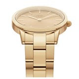Daniel Wellington Iconic Link Unitone Gold Dial Gold Steel Strap Watch For Women - DW00100403