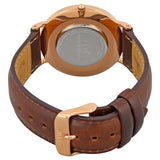 Daniel Wellington Classic Bristol Black Dial Brown Leather Strap Watch for Men - DW00100137