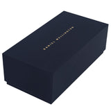 Daniel Wellington Iconic Link Grey Dial Gold Steel Strap Watch For Women - DW00100334