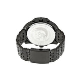 Diesel Uber Chief Chronograph Red Dial Black Steel Strap Watch For Men - DZ7373