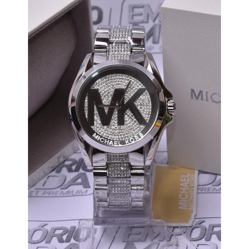 Michael Kors Bradshaw Silver Dial Silver Stainless Steel Strap Watch for Women - MK6486
