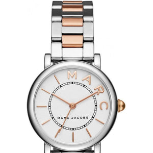 Marc Jacobs Roxy White Dial Two Tone Steel Strap Watch for Women - MJ3553