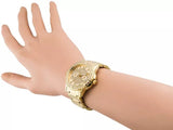 Guess Sassy Analog Quartz Gold Dial Gold Steel Strap Watch For Women - W0705L2