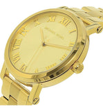 Michael Kors Norie Gold Dial Gold Steel Strap Watch for Women - MK3560