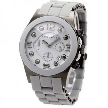 Marc Jacobs Pelly Grey Dial Grey Silicone Strap Watch for Women - MBM2566