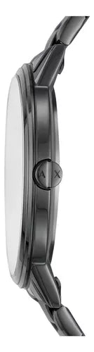 Armani Exchange Cayde Analog Grey Dial Grey Steel Strap Watch For Men - AX2722