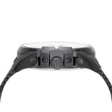 Diesel Mega Chief Chronograph Black Dial Black Mesh Strap Watch For Men - DZ4527