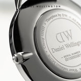 Daniel Wellington Classy St Mawes White Dial Brown Leather Strap Watch For Women - DW00100067