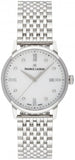 Maurice Lacroix Eliros Date White Dial Silver Steel Strap Watch for Women - EL1094-SS002-150-1