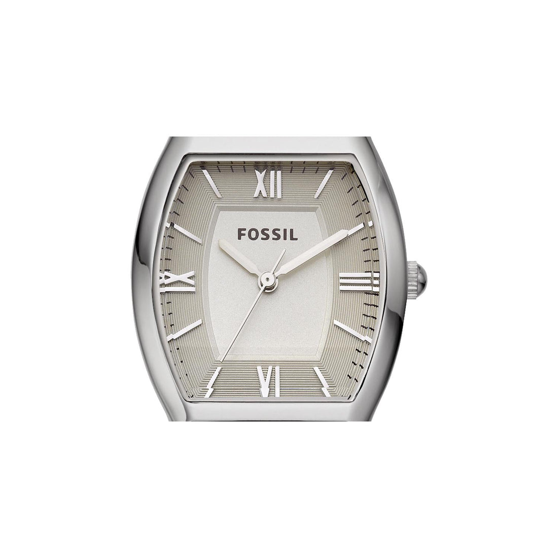 Fossil Wallace Designer Silver Dial Silver Steel Strap Watch for Women - ES3057