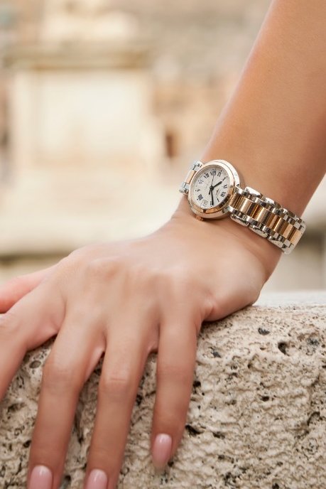 Longines PrimaLuna Automatic 26.5mm Silver Dial Two Tone Steel Strap Watch for Women - L8.111.5.78.6