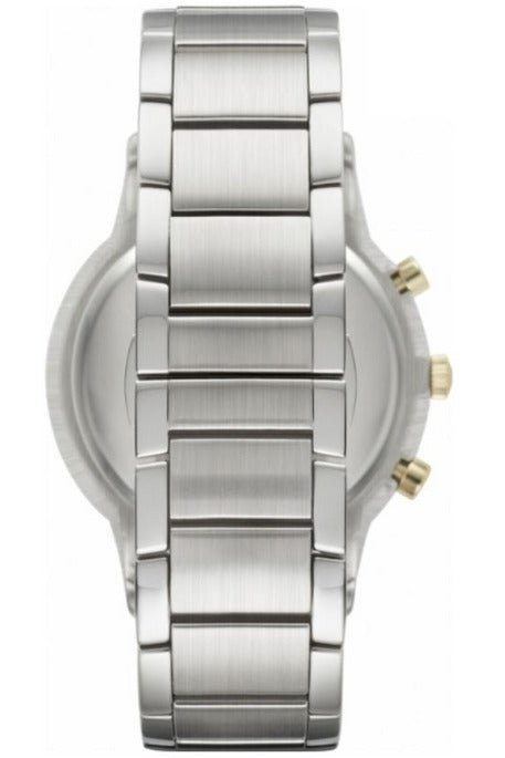 Emporio Armani Quartz Grey Dial Silver Steel Strap Watch For Men - AR11047