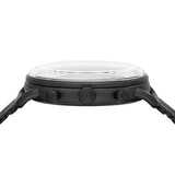 Emporio Armani Aviator Chronograph Black Dial Black Mesh Bracelet Watch For Men - AR11264