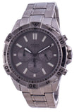 Fossil Garrett Chronograph Grey Dial Grey Steel Strap Watch for Men - FS5621