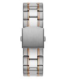 Guess Commander Chronograph Blue Dial Two Tone Steel Strap Watch for Men - GW0056G5