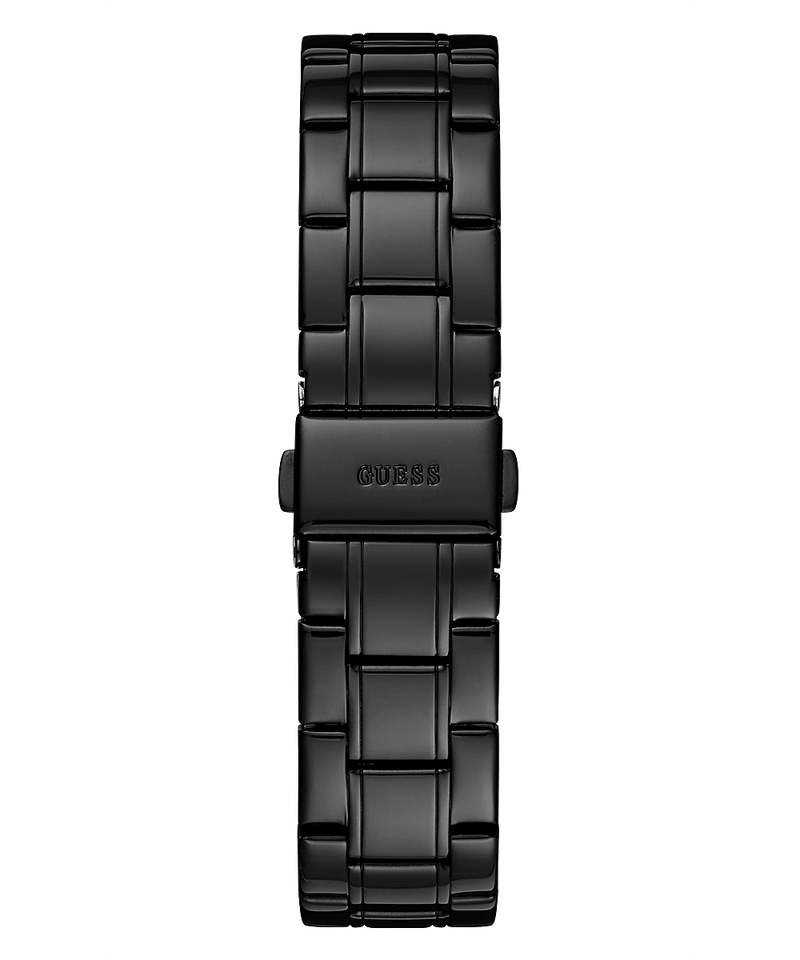 Guess Sparkler Diamonds Black Dial Black Steel Strap Watch for Women - GW0111L4