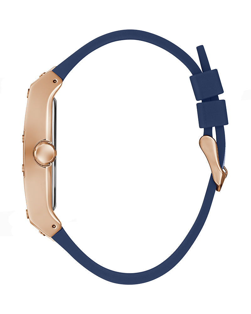 Guess Phoenix Multifunction Blue Dial Blue Rubber Strap Watch for Men - GW0202G4