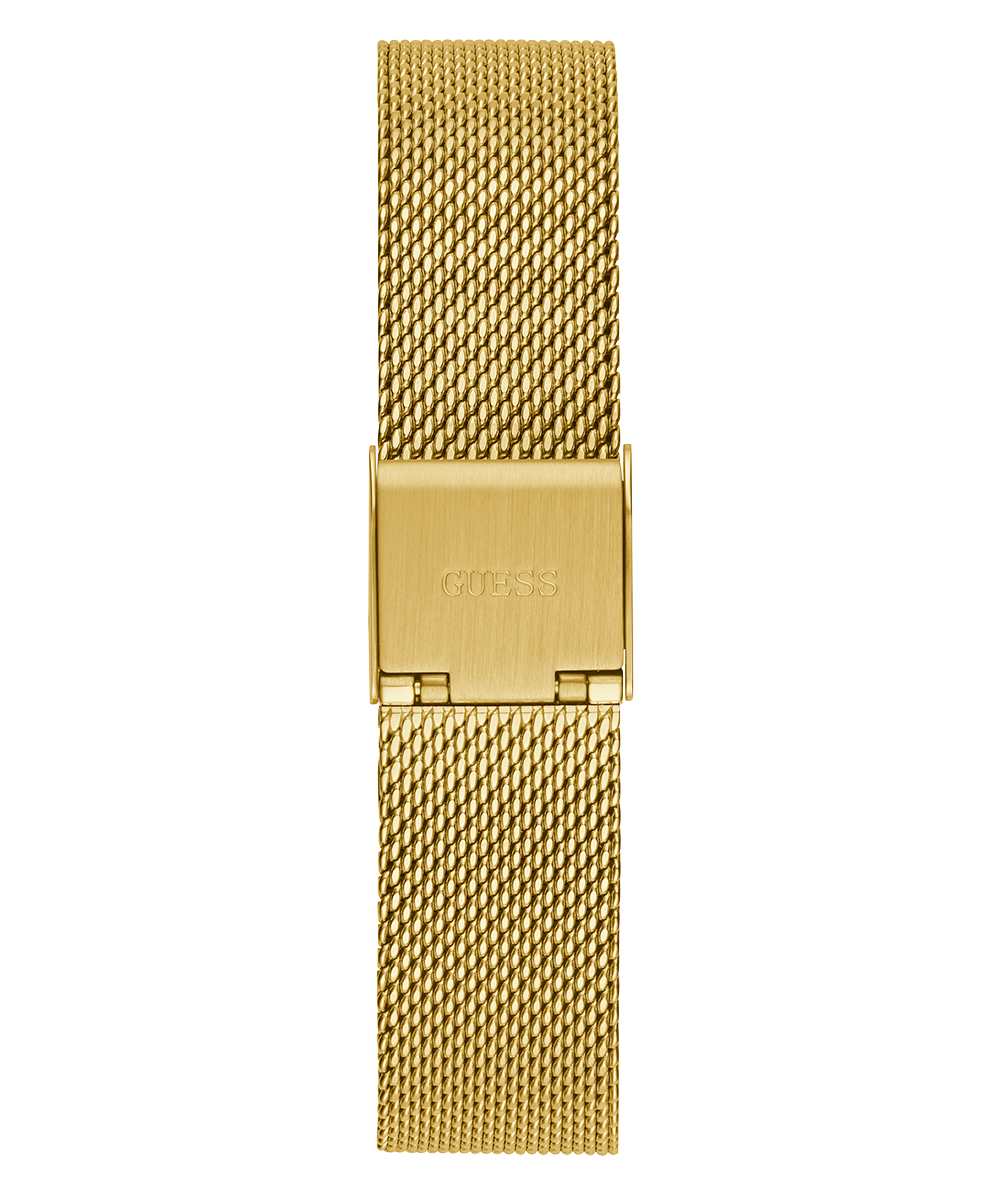 Guess Quartz Green Dial Gold Mesh Strap Watch For Women - GW0354L5