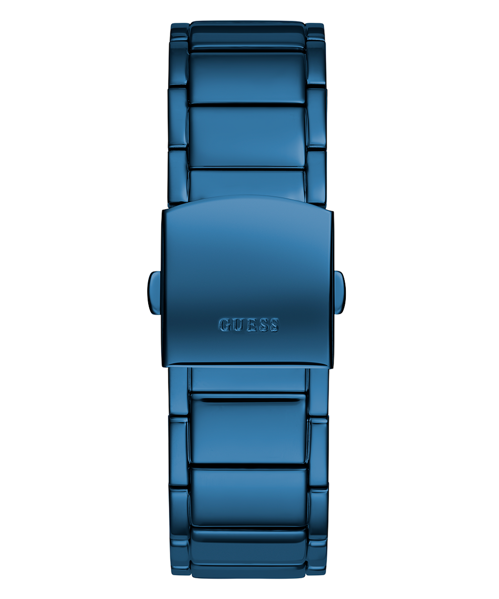Guess Phoenix Blue Dial Blue Steel Strap Watch for Men  - GW0387G4