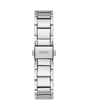 Guess Solstice Diamonds Silver Dial Silver Steel Strap Watch for Women - GW0403L1