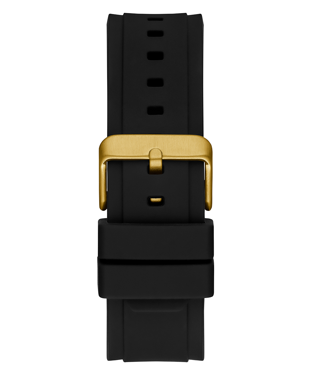 Guess Matrix Multifunction Black Dial Black Rubber Strap Watch For Men - GW0423G5