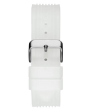 Guess Poseidon Chronograph Rainbow Dial White Silicone Strap Watch For Men - GW0425G4