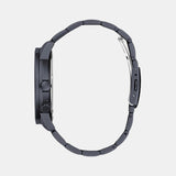 Guess Axle Multifunction Navy Blue Dial Blue Steel Strap Watch For Men - GW0488G4