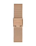 Guess Fame Diamonds Rose Gold Dial Rose Gold Mesh Bracelet Watch for Women - GW0508L3