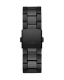 Guess Edge Chronograph Black Dial Black Steel Strap Watch For Men - GW0539G3