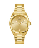Guess Connoisseur Analog Gold Dial Gold Steel Strap Watch For Men - GW0542G2