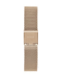 Guess Dream Crystals Rose Gold Dial Rose Gold Mesh Bracelet Watch For Women - GW0550L3
