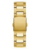 Guess Headliner Multifunction Black Dial Gold Steel Strap Watch For Men - GW0572G2