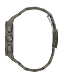 Guess Headliner Quartz Black Dial Grey Steel Strap Watch For Men - GW0572G5