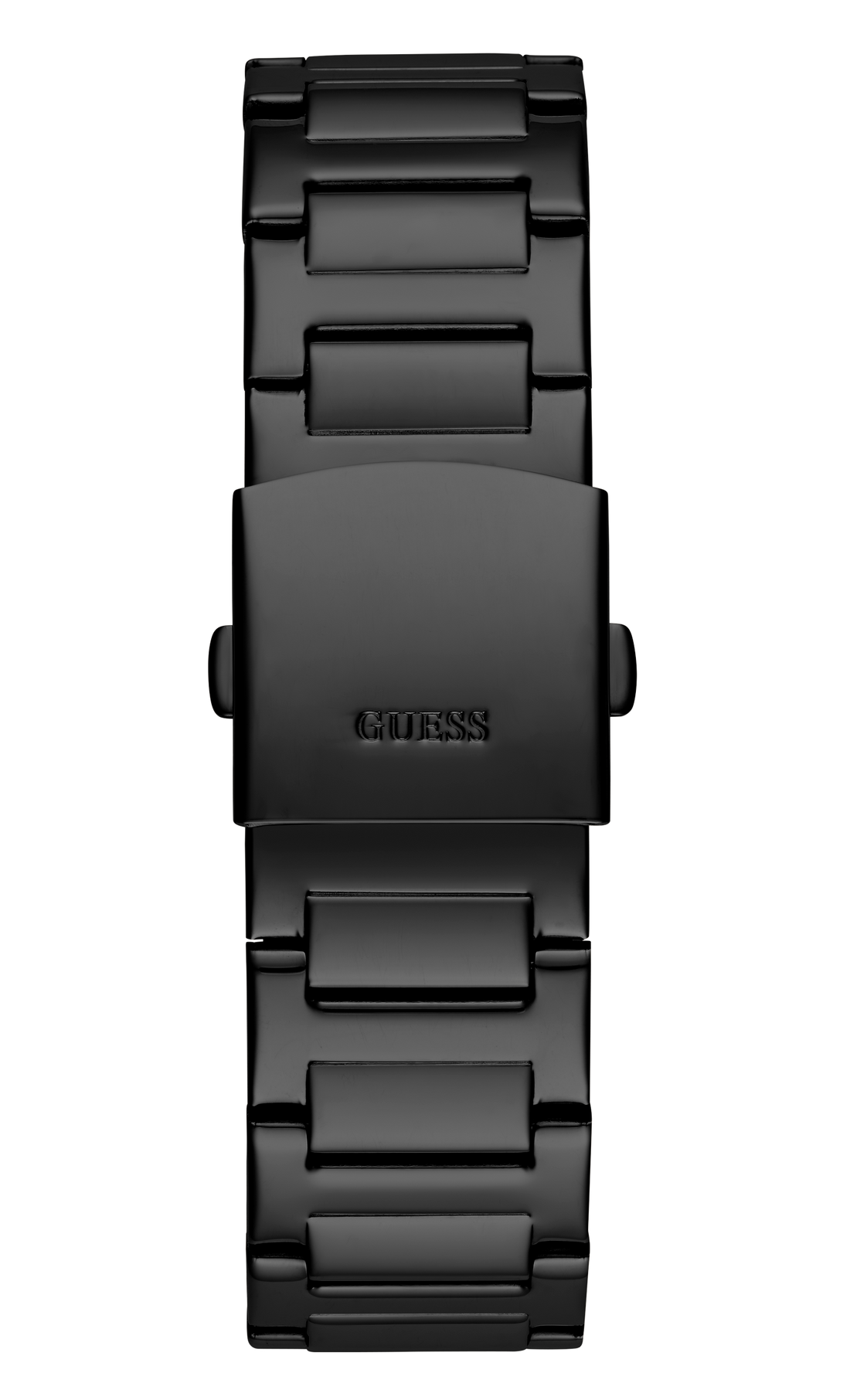 Guess Duke Glitz Crystals Black Dial Black Steel Strap Watch For Men - GW0576G3