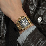 Guess Leo Multifunction Black Dial Black Silicone Strap Watch For Men - GW0637G2