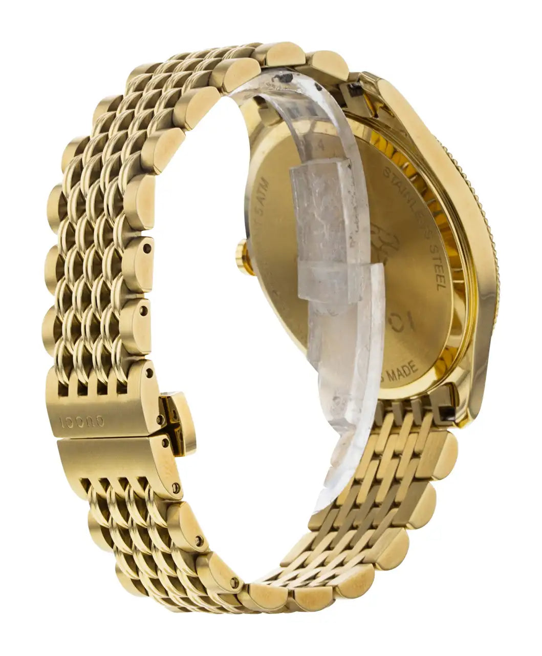 Gucci G Timeless Quartz Silver Dial Gold Steel Strap Watch For Women - YA1264155