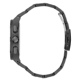 Guess Headliner Multifunction Black Dial Black Steel Strap Watch For Men - GW0572G3