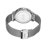 Hugo Boss Spirit Brown Dial Silver Mesh Bracelet Watch for Men - 1513694