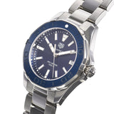 Tag Heuer Aquaracer Blue Dial Silver Steel Strap Watch for Women - WAY131S.BA0748