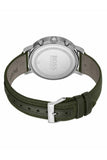Hugo Boss Vesada Grey Dial Green Nylon Strap Watch for Men - 1513692