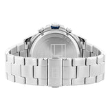 Tommy Hilfiger Blaze Chronograph Blue Dial Silver Steel Strap Watch for Men - 1792031