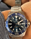 Tag Heuer Aquaracer Blue Dial Watch for Men - WAY111C.BA0928