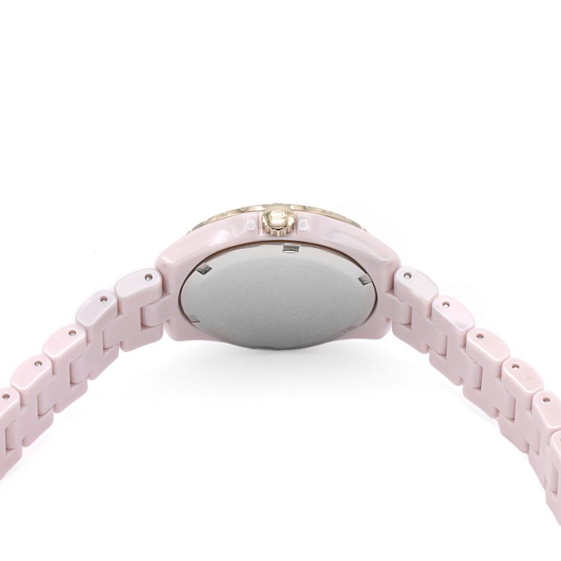 Coach Preston Pink Dial Pink Steel Strap Watch for Women - 14503463