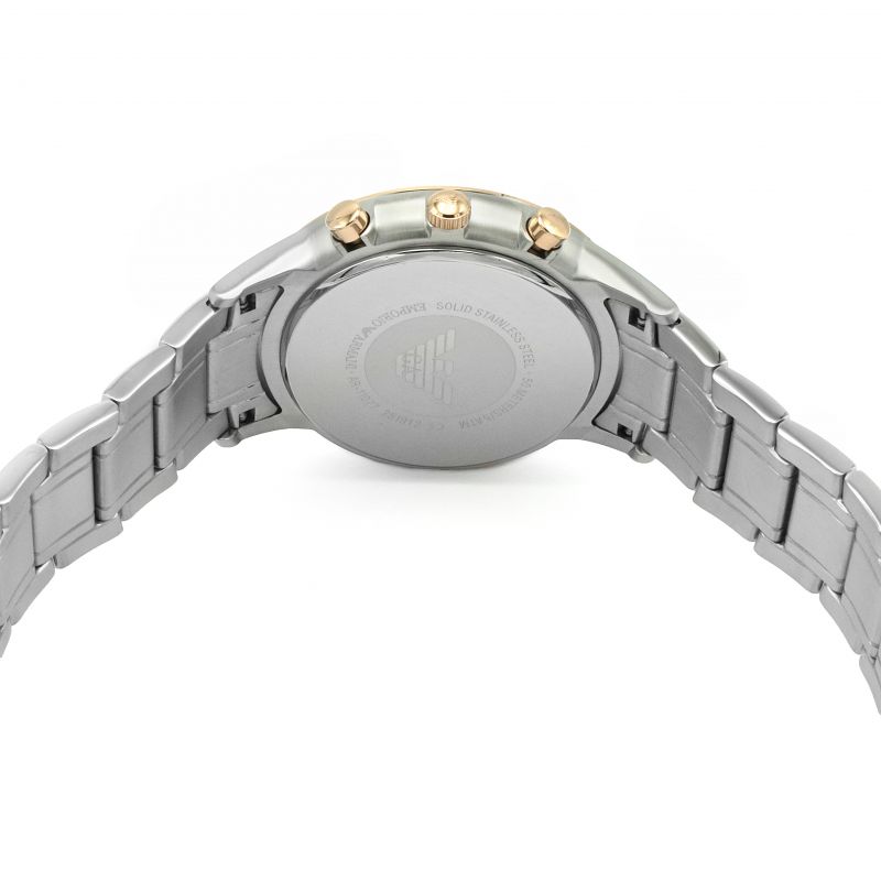 Emporio Armani Renato Gray Dial Gray Steel Strap Watch For Men - AR11077