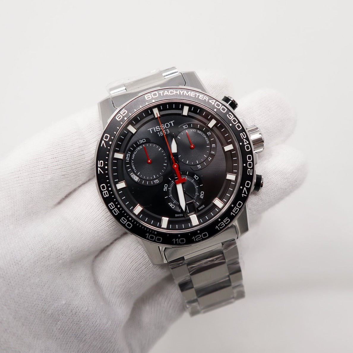 Tissot PRS 200 Chronograph Grey Dial Silver Steel Strap Watch For Men - T067.417.21.051.00