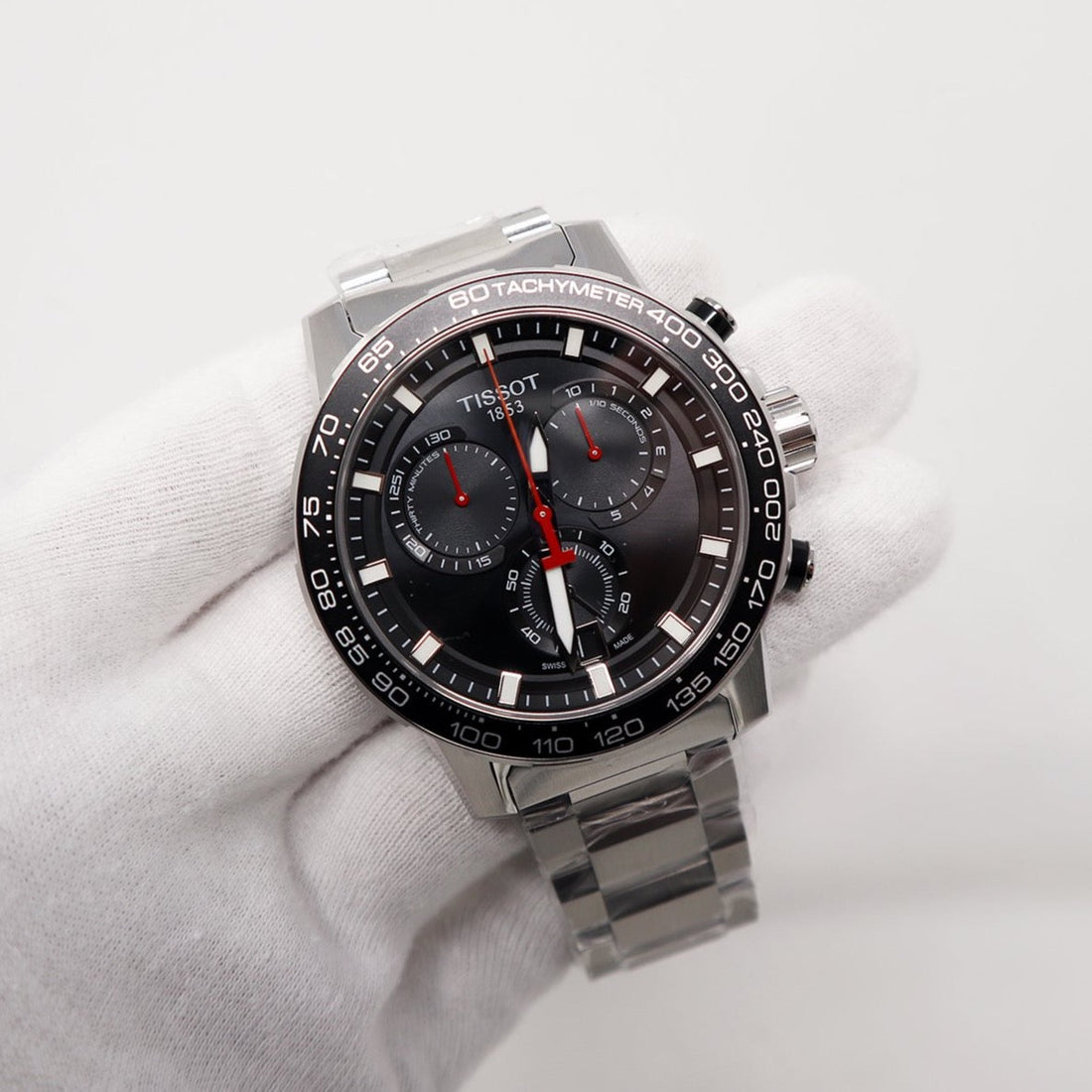 Tissot PRS 200 Chronograph Grey Dial Silver Steel Strap Watch For Men - T067.417.21.051.00