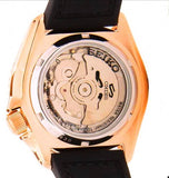 Seiko 5 Sport SKX Automatic Black Dial Black Silicone Strap Watch For Men - SRPD76K1