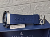 Maserati Potenza 42mm Blue Dial Automatic Silicone Strap Watch For Men - R8821108028