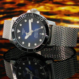 Tissot Seastar 1000 Powermatic 80 Blue Dial SIlver Mesh Bracelet Watch For Men - T120.407.11.041.02